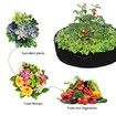 100 Gallon Round Fabric Raised Planting Bed Thicken Non-Woven Garden Veggie Grow Bag Fabric Garden for Garden Plant Vegetable Flower Herb Growing