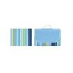 Beach Blanket Outdoor Picnic Blanket Mat 200x145cm Lightweight Folding Camping Portable Travel Blue Line