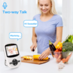 Video Baby Monitor with Digital Camera,Digital 2.4Ghz Wireless Video Monitor with Temperature Monitor,960ft Transmission Range,2-Way Talk, Night Vision, High Capacity Battery