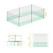 Chicken Run Coop Cage Hen House Chook Pen Fence Enclosure Mesh Net Hutch Habitat Poultry Netting Yard Farm Fencing 1200X125CM