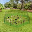 Chicken Coop Run Pen Cage Hen Chook House Fence Enclosure Poultry Mesh Net Hutch Habitat Netting Yard Farm Fencing 2100x125CM