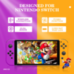 Joy Con Controller Compatible for Switch,Wireless Replacement for Switch Joycon,Left and Right Switch Controllers Joycon Support Dual Vibration/Wake-up Function/Motion Control