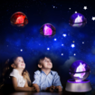 3D Night Light for Kids,Crystal Ball with LED Colorful Lighting Base,Kids Bedroom Decor as Xmas Holiday Birthday Gifts for Boys Girls (Gengar)