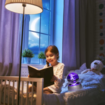 3D Night Light for Kids,Crystal Ball with LED Colorful Lighting Base,Kids Bedroom Decor as Xmas Holiday Birthday Gifts for Boys Girls (Mewtwo)
