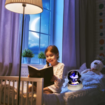 3D Night Light for Kids,Crystal Ball with LED Colorful Lighting Base,Kids Bedroom Decor as Xmas Holiday Birthday Gifts for Boys Girls (Eevee)