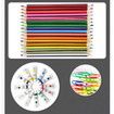 138pcs Crayons Oil Pastels Assorted Washable Marker Colored Pencils Art Painting Wooden case Set Kids