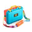 Portable Shoulder Bag for Nintend Switch and oled Explosion-proof Box Travel Handbag Hard Cover Accessories Carrying Case Color Blue And Orange