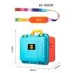 Portable Shoulder Bag for Nintend Switch and oled Explosion-proof Box Travel Handbag Hard Cover Accessories Carrying Case Color Blue And Orange