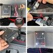 Ultrasonic Rodent Repeller Under Hood for Car Engine Pest Control Mice Repellent Automotive Protection