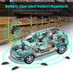 Ultrasonic Rodent Repeller Under Hood for Car Engine Pest Control Mice Repellent Automotive Protection