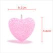 3M 20 LED Heart String Lights Valentines Day Heart Plastic Light Set Battery Operated Fairy String Lights for Valentines, Wedding, Christmas, Birthday Party Decor (Pink)