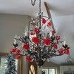 6M 40 LED Rose Lights Valentine Garland with Lights Battery Operated, Red Rose Flower String Lights, Valentines Day Decorations