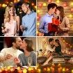 6M 40 LED Rose Lights Valentine Garland with Lights Battery Operated, Pink and Red Rose Flower String Lights, Valentines Day Decorations