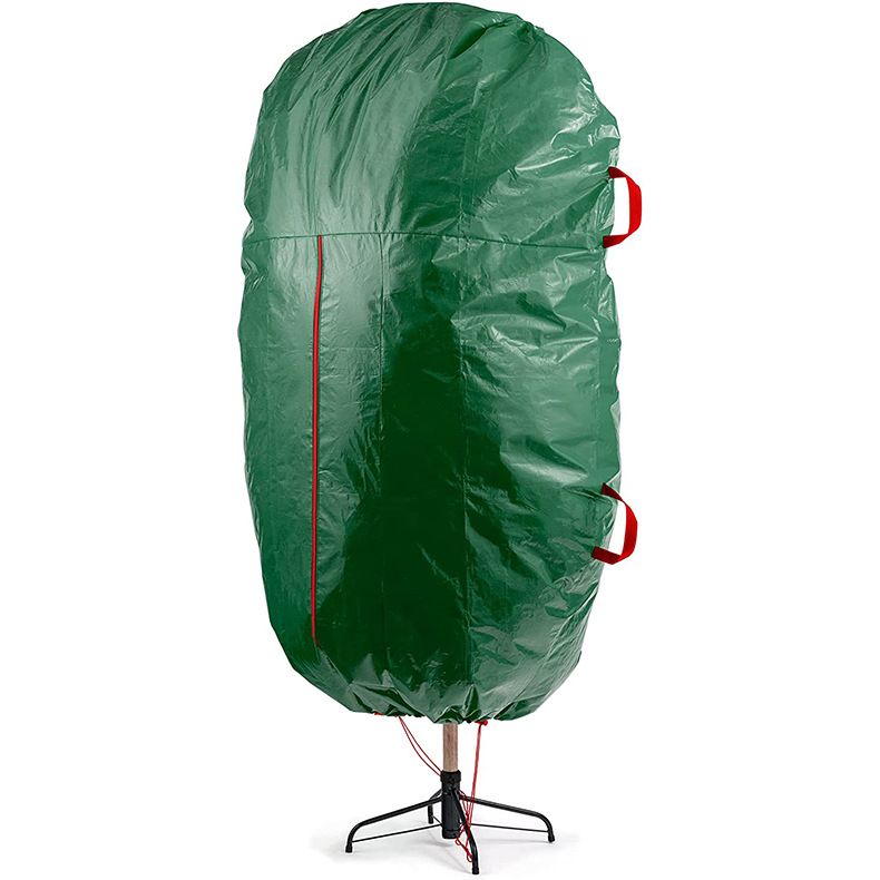 Upright Christmas Tree Storage Bag,Comes With Drawstring Hem, Zipper And Carry Handles(140*190CM)