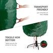 Upright Christmas Tree Storage Bag,Comes With Drawstring Hem, Zipper And Carry Handles(140*190CM)