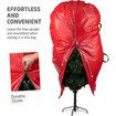 Upright Christmas Tree Storage Bag,Comes With Drawstring Hem, Zipper And Carry Handles(140*190CM)