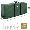 Christmas Tree Storage Bag Waterproof Durable Dual Zipper Reinforced Handles Black Large Tree 165 x 38 x 76cm Green