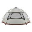 5 Person Pop Up Tent Beach Shelter Camping Instant Dome Family Shade Hiking Sun Rain Picnic Outdoor Waterproof 270x270x150cm Creamy white