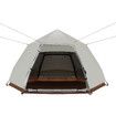 5 Person Pop Up Tent Beach Shelter Camping Instant Dome Family Shade Hiking Sun Rain Picnic Outdoor Waterproof 270x270x150cm Creamy white