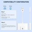 CarPlay Wireless Adapter for Factory Wired CarPlay Upgrade Plug & Play Wireless CarPlay Dongle Converts Wired to Wireless Fast and Easy Use Fit for Cars from 2015 & iPhone iOS 10+