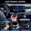 CarPlay Wireless Adapter for Factory Wired CarPlay Upgrade Plug & Play Wireless CarPlay Dongle Converts Wired to Wireless Fast and Easy Use Fit for Cars from 2015 & iPhone iOS 10+