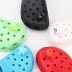 2Pcs Headlights for croc shoes, light up croc charms for Dog Walking, Camping, IPX5 Waterproof, Ultra Bright and Long Lasting Color Black