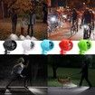 2Pcs Headlights for croc shoes, light up croc charms for Dog Walking, Camping, IPX5 Waterproof, Ultra Bright and Long Lasting Color Black