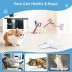 Interactive Cat Toy, 360 Degree Rotating Automatic Cat Toys with Sensor Switch