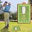 Golf Training Mat for Swing Detection Batting,Premium Golf Impact Mat,Path Feedback Golf Practice Mats,Advanced Golf Hitting Mat for Indoor/Outdoor,Golf Training Aid Equipment