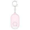 Loud Sound Personal Alarm 130 dB Safety Emergency Siren Keychain with Flashlight Color Pink