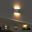Rechargeable Night Lights with Dusk to Dawn & Motion Sensors for Bathroom Hallway Bedroom Kids Room Kitchen-1 Pack