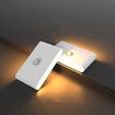 Rechargeable Night Lights with Dusk to Dawn & Motion Sensors for Bathroom Hallway Bedroom Kids Room Kitchen-1 Pack