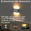 Rechargeable Night Lights with Dusk to Dawn & Motion Sensors for Bathroom Hallway Bedroom Kids Room Kitchen-1 Pack