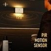 Rechargeable Night Lights with Dusk to Dawn & Motion Sensors for Bathroom Hallway Bedroom Kids Room Kitchen-1 Pack