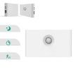 Rechargeable Night Lights with Dusk to Dawn & Motion Sensors for Bathroom Hallway Bedroom Kids Room Kitchen-1 Pack