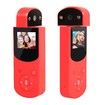 360 Degree Hand-Held Action Camera, D2 Hand-Held DV HD 1080P Action camera Video recording Sports DV Camera MP3 (Red)