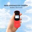 360 Degree Hand-Held Action Camera, D2 Hand-Held DV HD 1080P Action camera Video recording Sports DV Camera MP3 (Red)