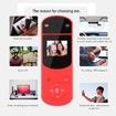 360 Degree Hand-Held Action Camera, D2 Hand-Held DV HD 1080P Action camera Video recording Sports DV Camera MP3 (Red)
