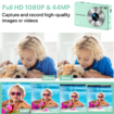 Digital Camera,FHD 1080P Digital Camera for Kids Video Camera with 16X Digital Zoom,Compact Point and Shoot Camera Portable Compact Camera (Green)