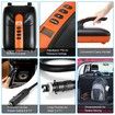 Electric SUP Air Pump 12V Car Connector Air Inflator, Intelligent Dual Stage Inflation & Deflation Function, Paddle Board Pump for Boats, Inflatable Stand Up Paddle Boards