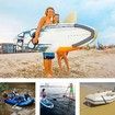 Electric SUP Air Pump 12V Car Connector Air Inflator, Intelligent Dual Stage Inflation & Deflation Function, Paddle Board Pump for Boats, Inflatable Stand Up Paddle Boards