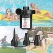 Electric Air Pump Portable Quick-Fill Air Pump with 3 Nozzle for Outdoor Camping, Inflatable Cushions, Air Mattress Beds, Boats, Swimming Ring
