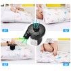 Electric Air Pump Portable Quick-Fill Air Pump with 3 Nozzle for Outdoor Camping, Inflatable Cushions, Air Mattress Beds, Boats, Swimming Ring
