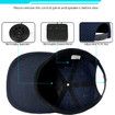 Hat with Bluetooth Speaker Adjustable Hat Wireless Smart Speakerphone Cap for Outdoor Sport Baseball Cap(Blue)