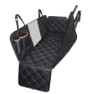 Dog Car Seat Cover for Back Seat,600D Scratch-Resistant Dog Seat Covers for Automobiles with Mesh Window