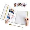 40PAGES Photo Album Self Adhesive Magnetic Scrapbook Photo Albums Family Wedding Family 26*28CM Grey