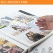 40PAGES Photo Album Self Adhesive Magnetic Scrapbook Photo Albums Family Wedding Family 26*28CM Grey