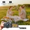 Digital Camera for Photography and Video 4K 48MP Vlogging Camera for YouTube with Flip Screen,16X Digital Zoom,52mm Wide Angle & Macro Lens,32GB TF Card,2 Batteries (Black)