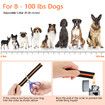 Dog Training Collar, Dog Shock Collar for M L S Dogs with Remote 600m, Rechargeable Electric Collar with 3 Modes, Beep, Vibration and Shock, Waterproof