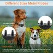 Dog Training Collar, Dog Shock Collar for M L S Dogs with Remote 600m, Rechargeable Electric Collar with 3 Modes, Beep, Vibration and Shock, Waterproof